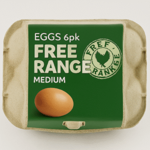 6pk FREE RANGE LARGE